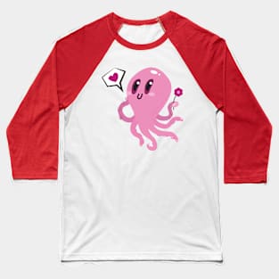 Cute octopus flower gift Baseball T-Shirt